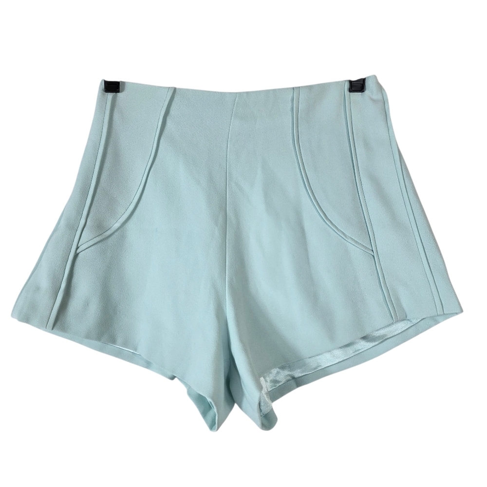 Finders Keepers High Waist Shorts in seafoam green